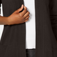 Karen Scott Cardigan Feminino Frente Aberta Marrom Tamanho P