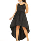 Vestido feminino plus size da B Darlin, preto, tamanho 22W