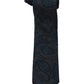 Gravata masculina de seda com estampa paisley Michael Kors, verde, tamanho regular