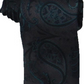 Gravata masculina de seda com estampa paisley Michael Kors, verde, tamanho regular