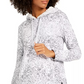 Ideologia Moletom Fitness Feminino com Capuz Branco Tamanho Médio