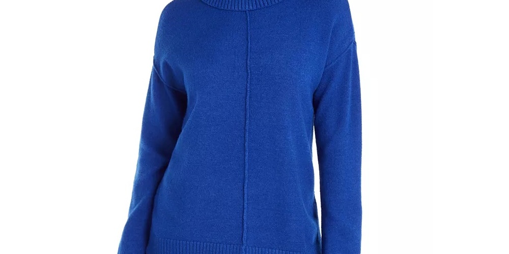 Suéter Alfani Feminino com Ombro Caído e Mescla Rosa Tamanho X-G