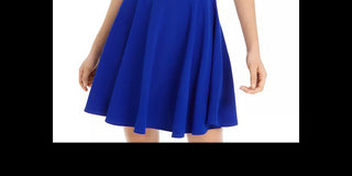 B Darlin Juniors' Sweetheart A-Line Dress Blue Size 11/12