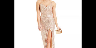 Vestido de festa infantil Emerald Sundae com lantejoulas e pregas laterais, rosa, tamanho pequeno