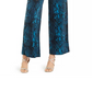 Macacão feminino Thalia Sodi com estampa floral e decote em corrente, verde/preto, tamanho XX-G