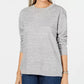Moletom esportivo feminino Karen Scott, cinza, tamanho XS