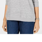 Moletom esportivo feminino Karen Scott, cinza, tamanho XS