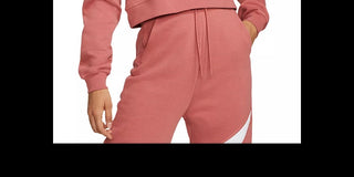 Moletom Nike Sportswear Logo Fleece Feminino Rosa Tamanho Grande
