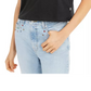 Regata curta feminina Levi's Graphic preta tamanho grande