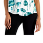 Blusa feminina Alfani com decote em V franzido e manga dolman, branca, tamanho GG