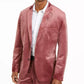 Blazer de veludo grande e alto masculino INC International Concepts, vermelho, tamanho 4Xlt