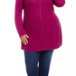 Suéter túnica plus size feminino estilo &amp; co, com frente pequena, roxo, tamanho 0X