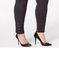 Calça legging plus size feminina INC International Concepts, cintura alta, stretch, cinza, tamanho 20W