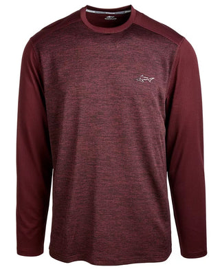 Greg Norman Men's Logo Athletic Pullover Top Red Size Medium