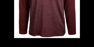 Greg Norman Men's Logo Athletic Pullover Top Red Size Medium
