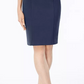 Saia lápis Alfani Ponte feminina preta tamanho 12