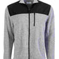 Attack Life Men's Stretch Colorblock Athletic Jacket Gray Size XX-Large