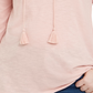 Blusa estilo &amp; co feminina plus size bordada com decote em V, rosa, tamanho 1X