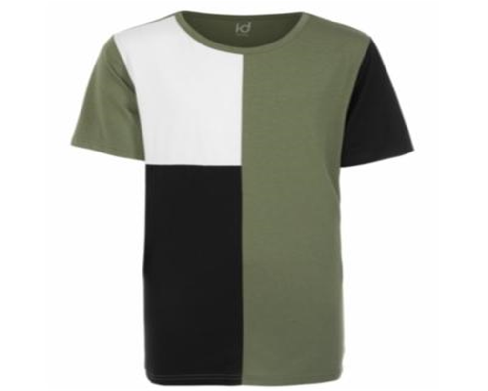 Camiseta grande com blocos de cores da Ideology Big Boy's, verde, tamanho GG