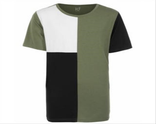 Camiseta grande com blocos de cores da Ideology Big Boy's, verde, tamanho GG
