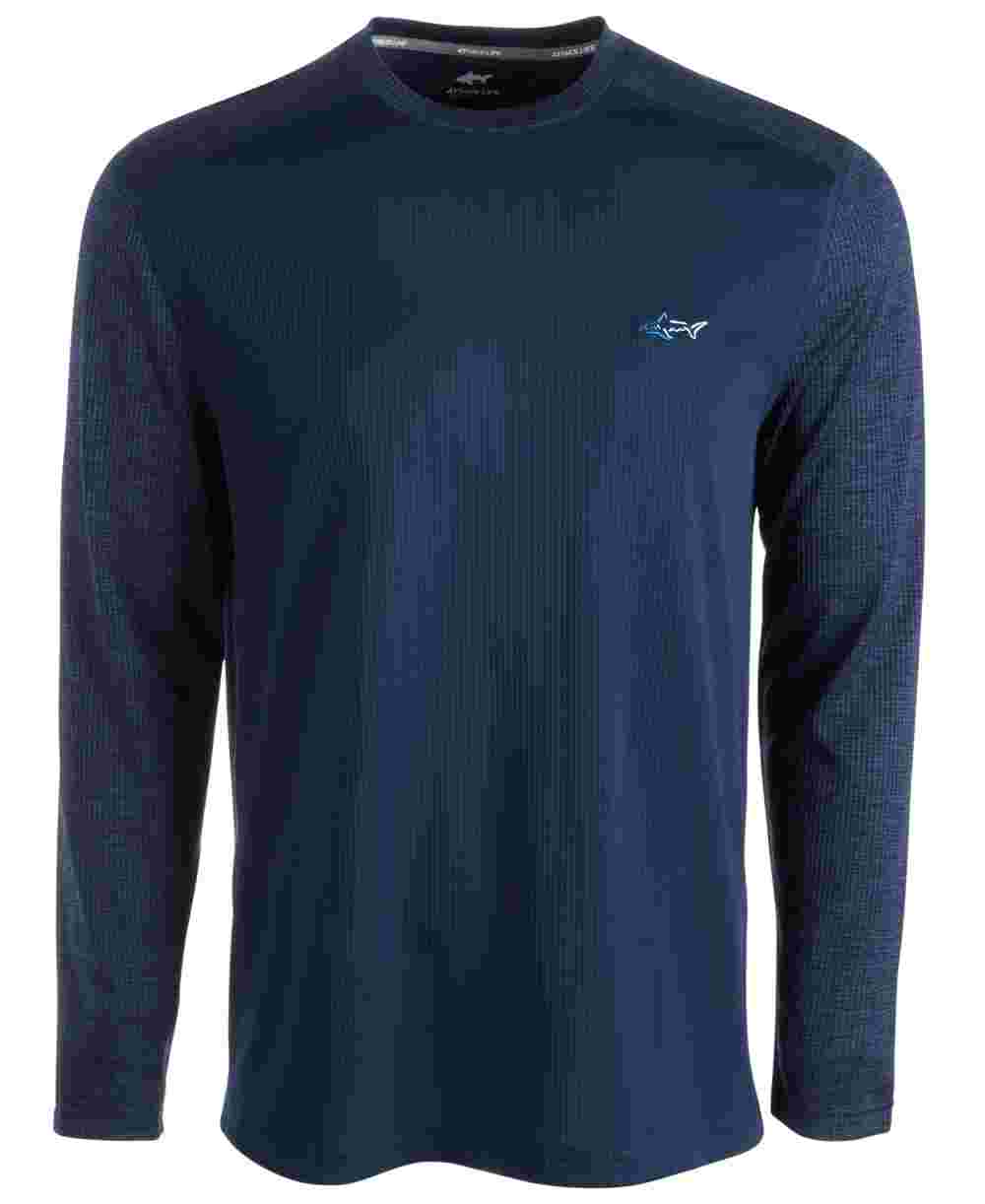 Greg Norman - Moletom esportivo masculino com logotipo, azul marinho, tamanho pequeno