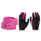Conjunto de faixa de cabeça e luvas Nike Run Dry para mulheres, rosa, tamanho XS