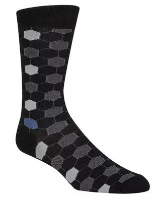 Cole Haan Men's Polygon Socks Blue Size 7-12