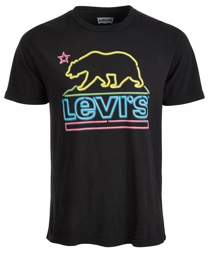Camiseta Levi's Cali Cabrillo Masculina Preta Tamanho XX-G
