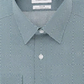 Camisa social masculina Calvin Klein Steel Slim-Fit, sem necessidade de passar, com estampa elástica, tamanho 17x32-33, verde