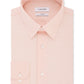 Camisa social Calvin Klein masculina Steel Classic Regular Stretch Performance, tamanho laranja, tamanho 18x34x35