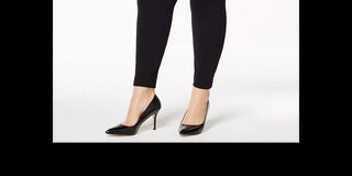 Leggings casuais Alfani Ponte para mulheres, pretas, tamanho 0X