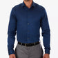 Camisa social masculina Calvin Klein Extreme Slim Fit com botões, azul, tamanho 15x34-35