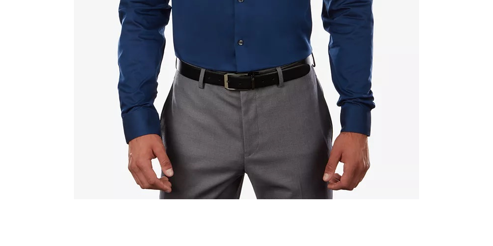 Camisa social masculina Calvin Klein Extreme Slim Fit com botões, azul, tamanho 15x34-35