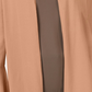 Cardigan feminino Alfani com mangas amarradas, cinza, tamanho extrapequeno