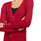 Cardigan feminino pequeno com manga bufante INC International Concepts, vermelho, tamanho PS