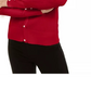 Cardigan feminino pequeno com manga bufante INC International Concepts, vermelho, tamanho PS