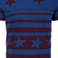 Camiseta masculina American Rag Stars &amp; Stripes azul tamanho XX-G