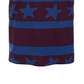 Camiseta masculina American Rag Stars &amp; Stripes azul tamanho XX-G