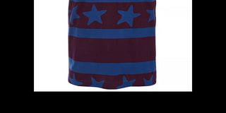 Camiseta masculina American Rag Stars &amp; Stripes azul tamanho XX-G