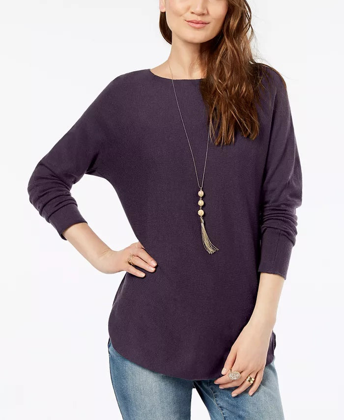 Suéter feminino INC International Concepts, roxo, tamanho pequeno