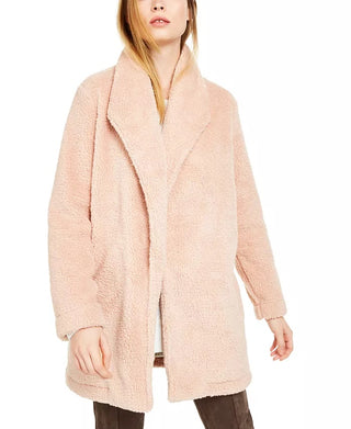 Jaqueta Calvin Klein Fleece Flyaway Feminina Rosa Tamanho Grande