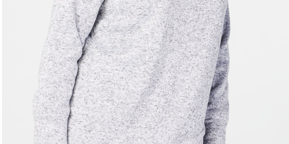 Blusa de lã feminina Ideology com gola alta, branca, tamanho 2X