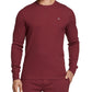Camisa térmica masculina Tommy Hilfiger de manga comprida vermelha tamanho X-G