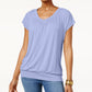 Camiseta Blusa Feminina JM Collection Roxa Tamanho P