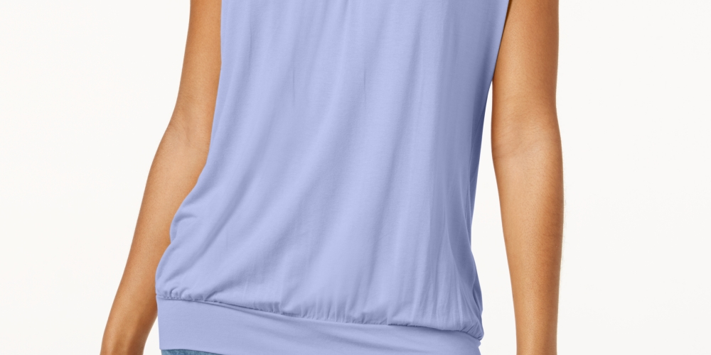 Camiseta Blusa Feminina JM Collection Roxa Tamanho P