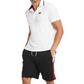 Camisa polo masculina Tommy Hilfiger com logotipo Armstrong e ajuste personalizado, branca, tamanho XXG