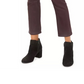 Calça jeans reta com cintura alta e revestimento Vigoss Juniors, roxa, tamanho 28