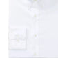 Camisa social masculina Ralph Lauren Slim Fit de popeline elástica, não precisa passar, branca, tamanho 32/33