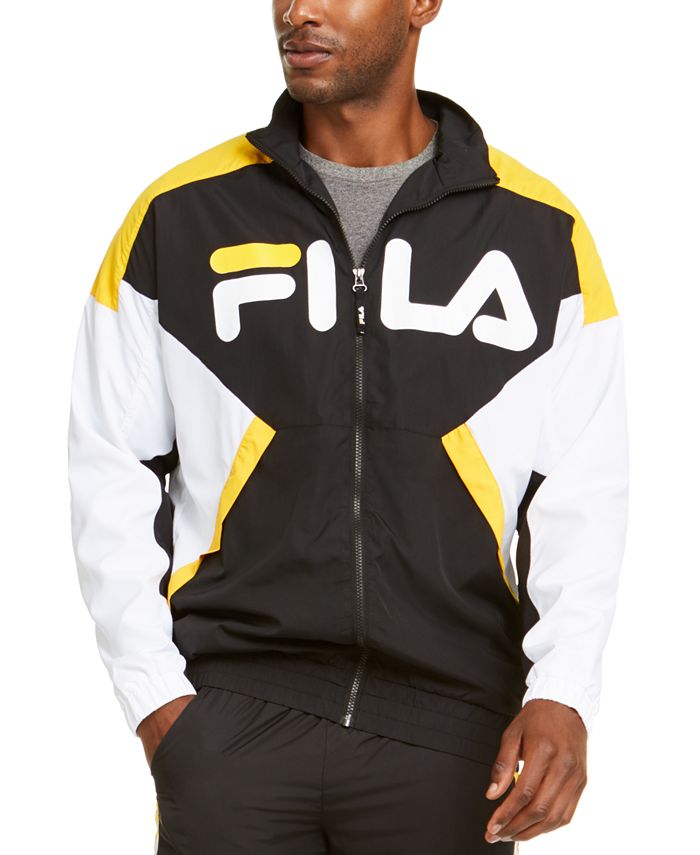 Jaqueta Fila Oliviero Wind Masculina Preta Tamanho -2XL