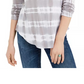 Camiseta Tie-Dye com Tiras Ultra Flirt Juniors Tamanho Grande